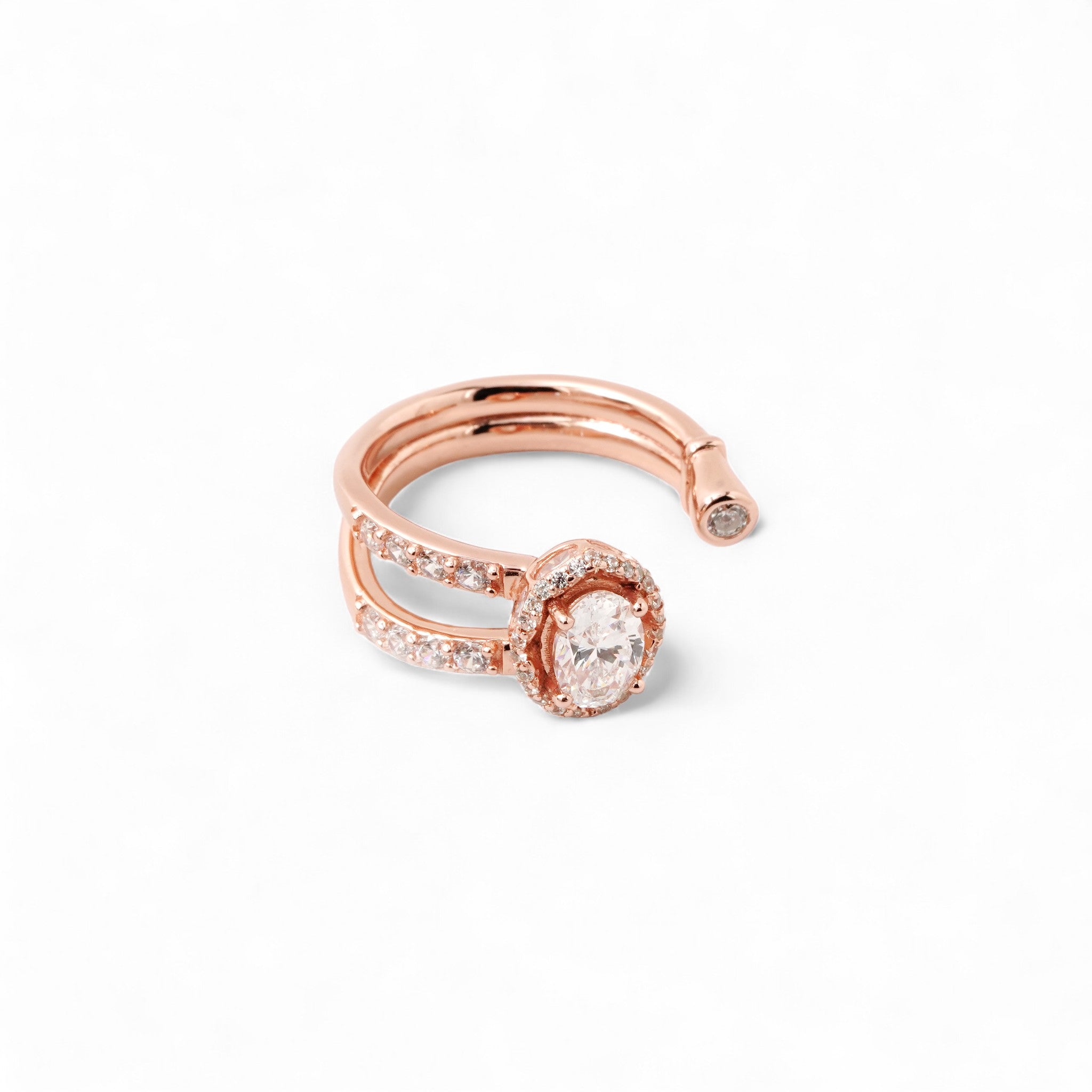 Halo Splendor Open Ring